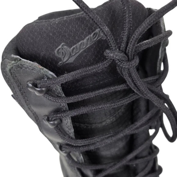 Danner Kinetic 8 Black Leather Botts Mens 11.5 Training And Patrol Work Boots